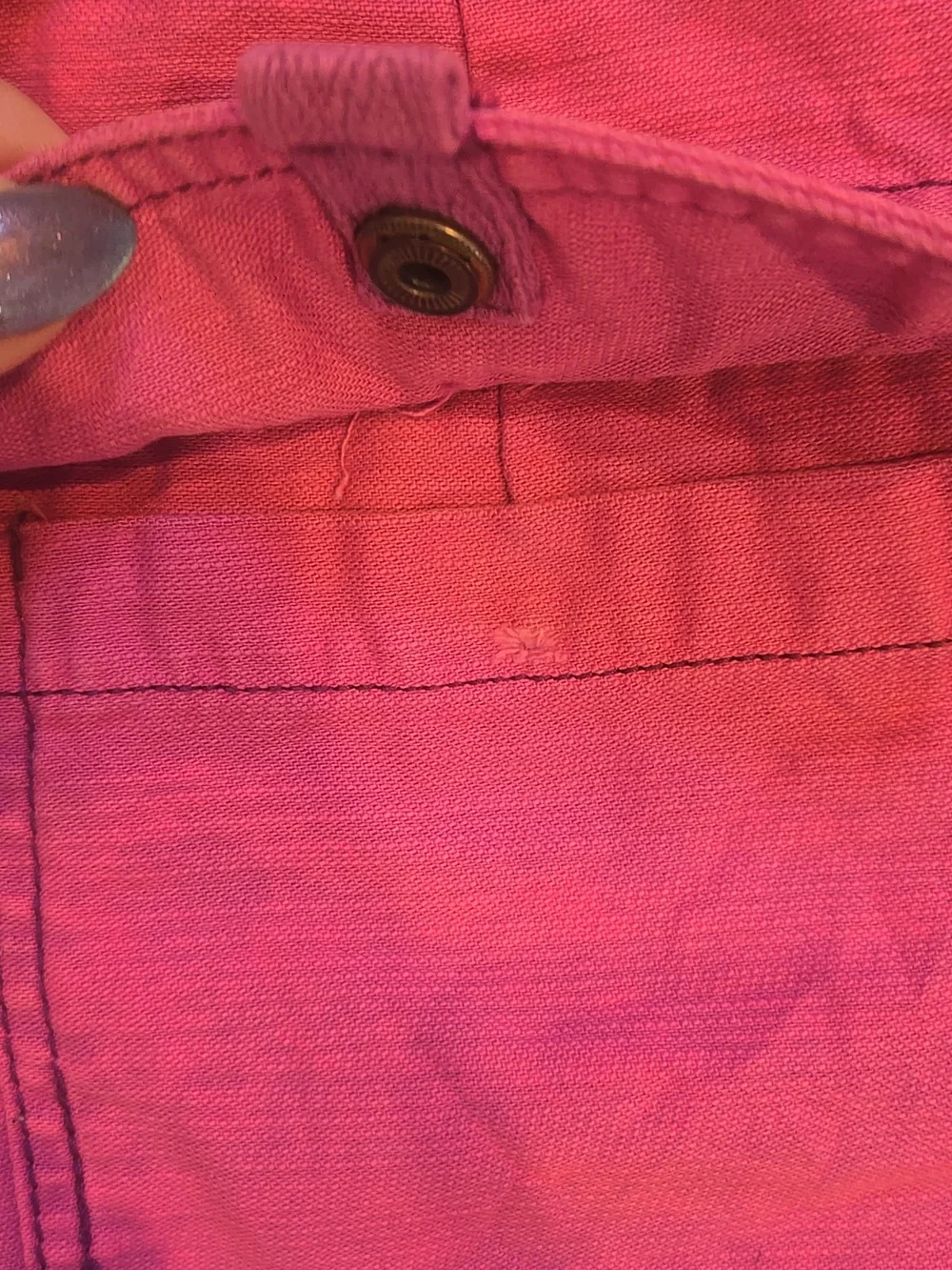 Free People Pink Raw Edge Shorts - Picture 11 of 11